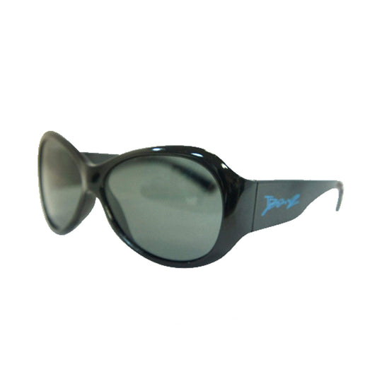BANZ kids wrap around sunglasses in Retro Black Small with UV protection