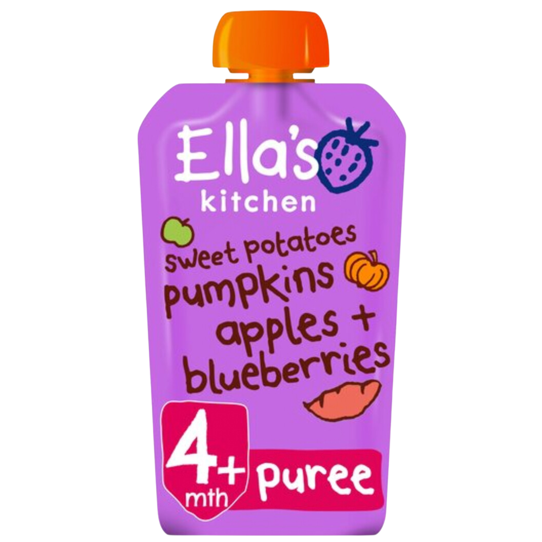 Ella's Kitchen Sweet Potato Pumpkin Apple & Blueberries 120G