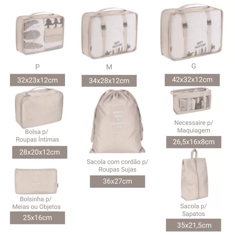 ICESPHERIC Multidimensional Travel Organizer Bags